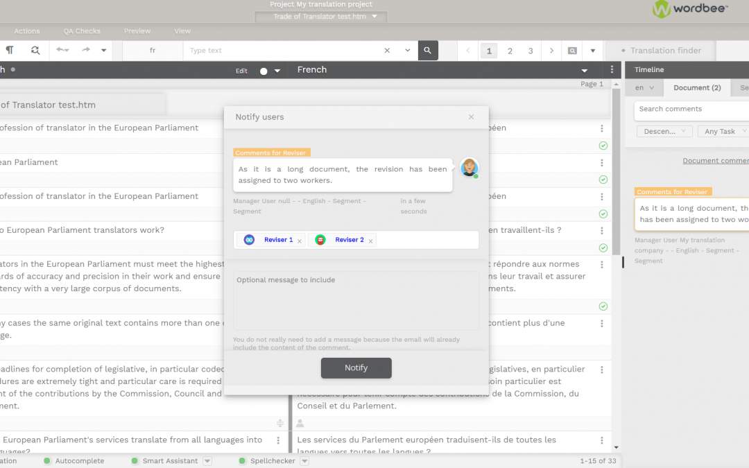 Add segment- and document-level Comments