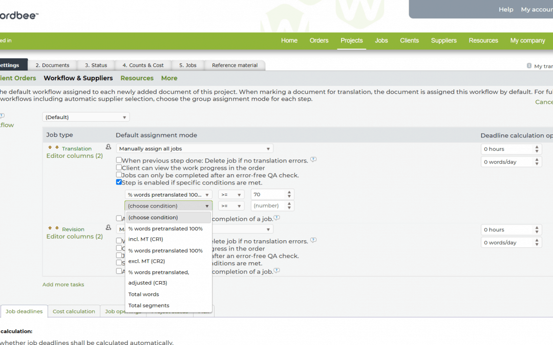 Conditional Workflow Steps