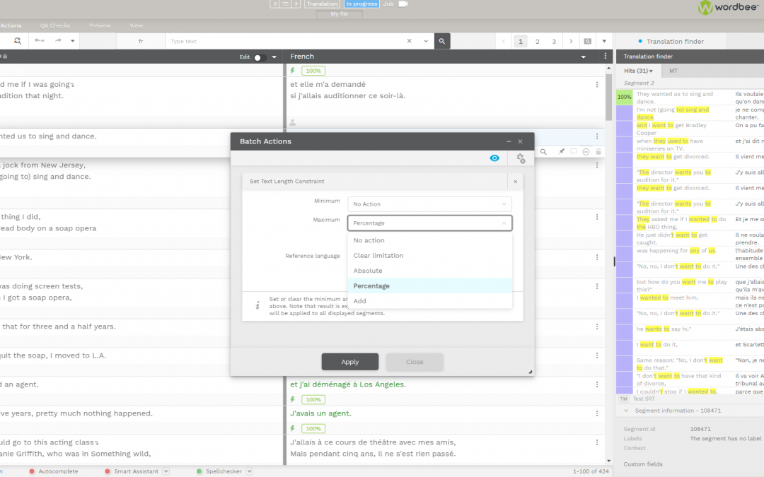 Mandatory Segment Size Constraints